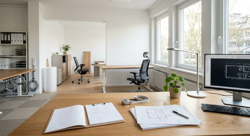Büroerweiterung für Selbständige