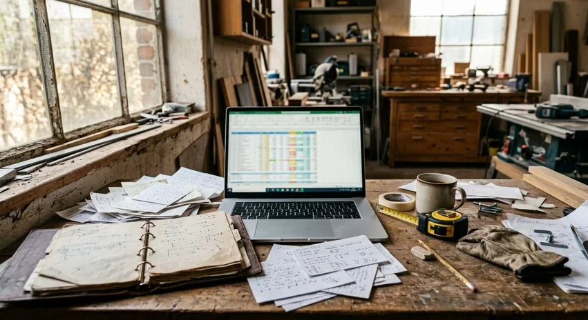 Kundenkartei im Handwerksbetrieb